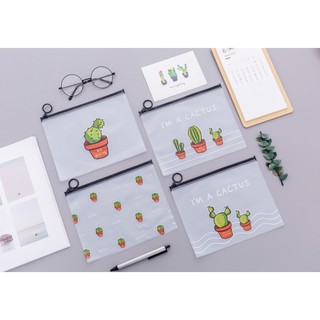 Túi Zip Lụa Trong Suốt Đựng Bút, Mỹ Phẩm (1216TZL)
