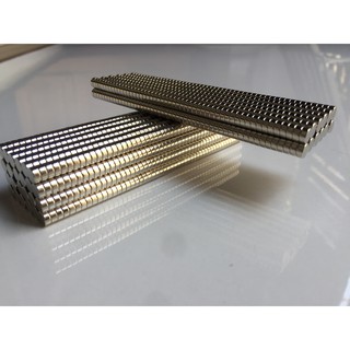 Nam châm viên 6x2mm nam châm trắng đất hiếm lực từ cực mạnh