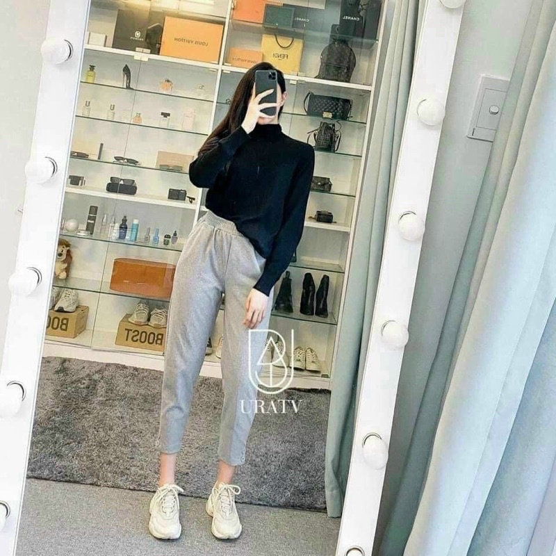 Quần dài baggy nữ dạ umi