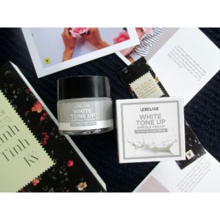 Kem Dưỡng Lebelage Ampule Cream White Tone Up