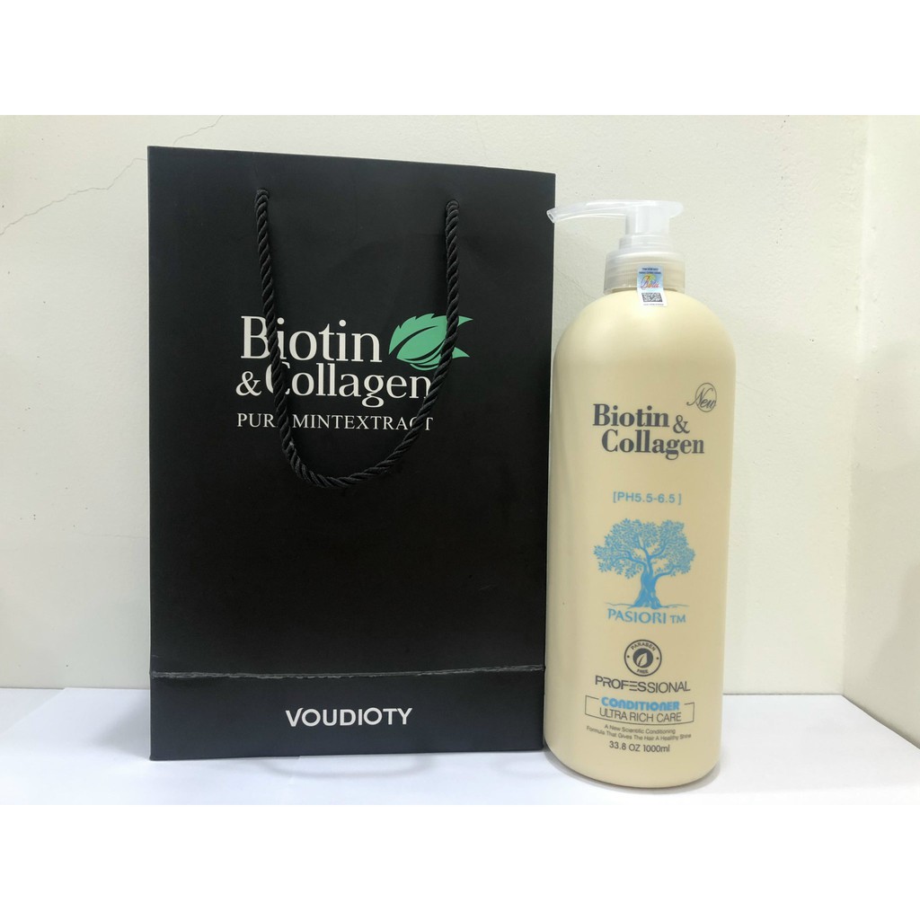 [GIÁ TỐT] Biotin Collagen, Cặp Dầu Gội Xả Biotin Collage. Giảm Rụng Tóc, Phục Hồi Tóc Hư Tổn, Khô Xơ. NEW