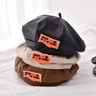 Mũ Nồi Da Họa Sĩ Phong Cách Hàn Quốc Thời Trang Xuân Thu Dành Cho Bé