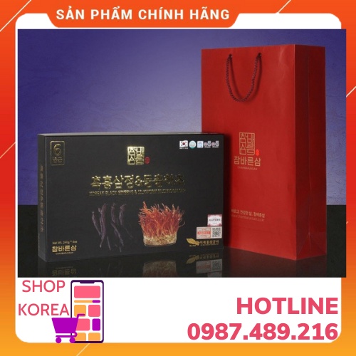 Cao hắc sâm đông trùng hạ thảo nội địa Hàn Quốc - hộp 4 Lọ x 240g
