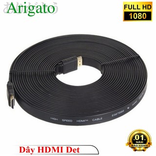 [Mã ELHACE giảm 4% đơn 300K] Dây Cáp HDMI 15m dẹt đen-Dây cáp kết nối cổng HDMI 2 đầu tốt chống nhiễu