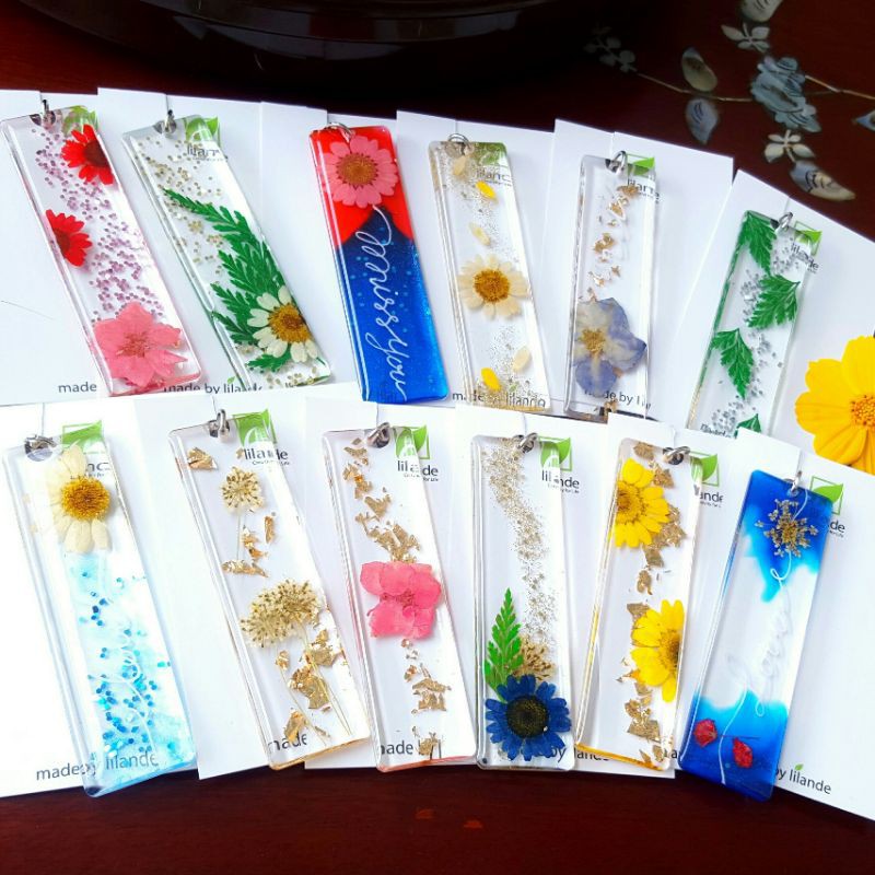Móc khóa Thẻ Hoa 8cm Lilande