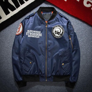 [Ảnh thật 100%] ÁO KHOÁC BOMBER US - STOCK.RIDERS