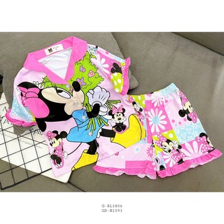Bộ lửng Pijama cho bé gái
