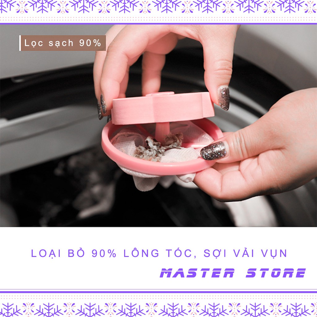 Phao lọc cặn bẩn máy giặt, túi lọc gom rác lồng máy giặt cửa đứng Master Store