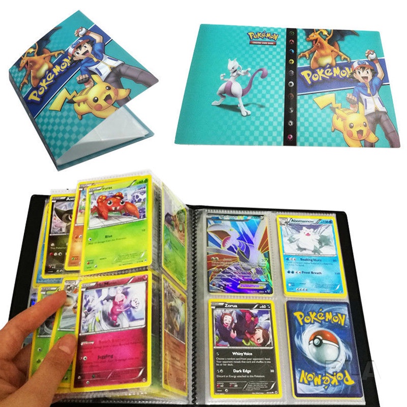 Bộ 324 Thẻ Bài Game Pokemon TCG Sun and Moon Thẻ Cao Cấp Nhiều Loại Thẻ Bài Pokemon Vmax with Thẻ Bài Pokemon Card Holder Book Album Album Sách Của Chủ Thẻ Pokemon