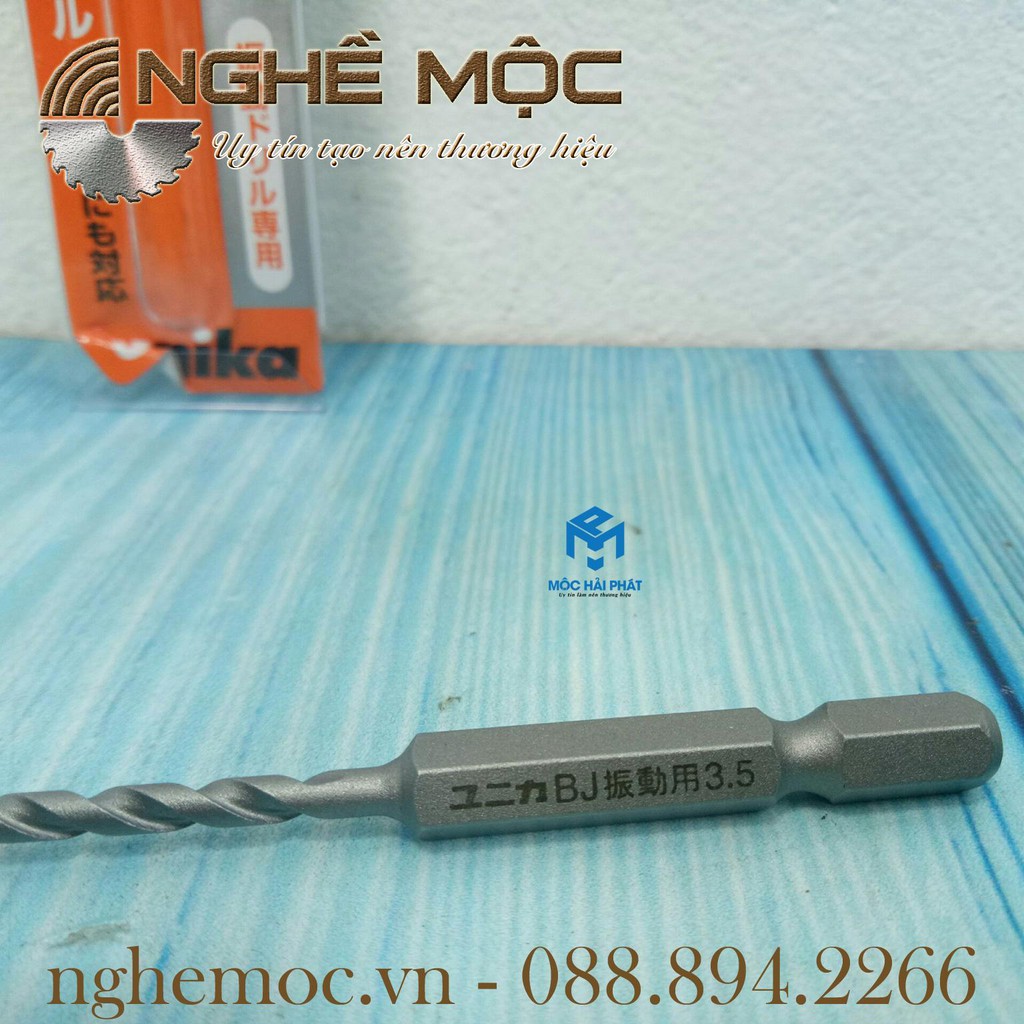 Mũi khoan bê tông Unika BJ 3.5x90 Nghề Mộc