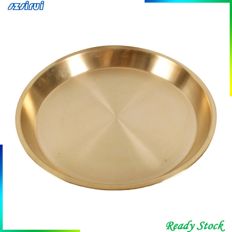 Khay đồng thau đựng thức ăn phong cách châu Âu