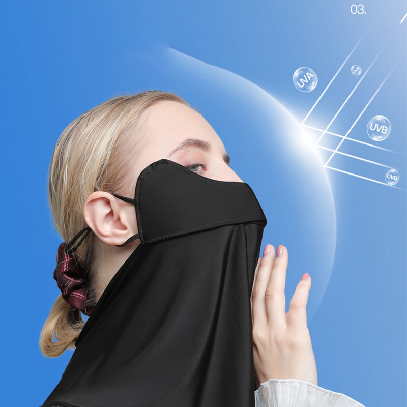 PVN48558 Khẩu Trang Chống Nắng Chống Tia UV Bảo Vệ Cổ Tiện Dụng Giá Rẻ