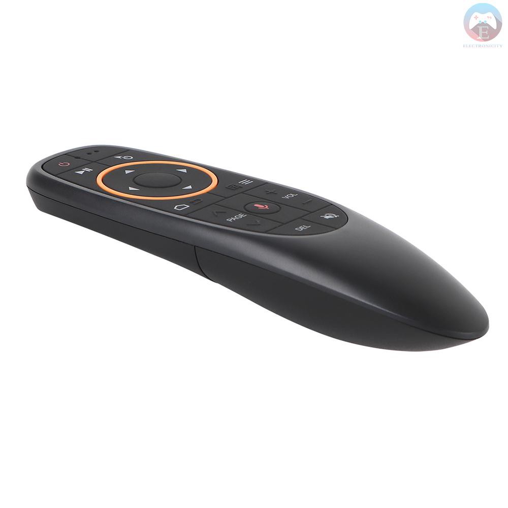 Ê G10 2.4GHz Wireless Remote Control with USB Receiver Voice Control for Android TV Box PC Laptop Notebook Smart TV Blac