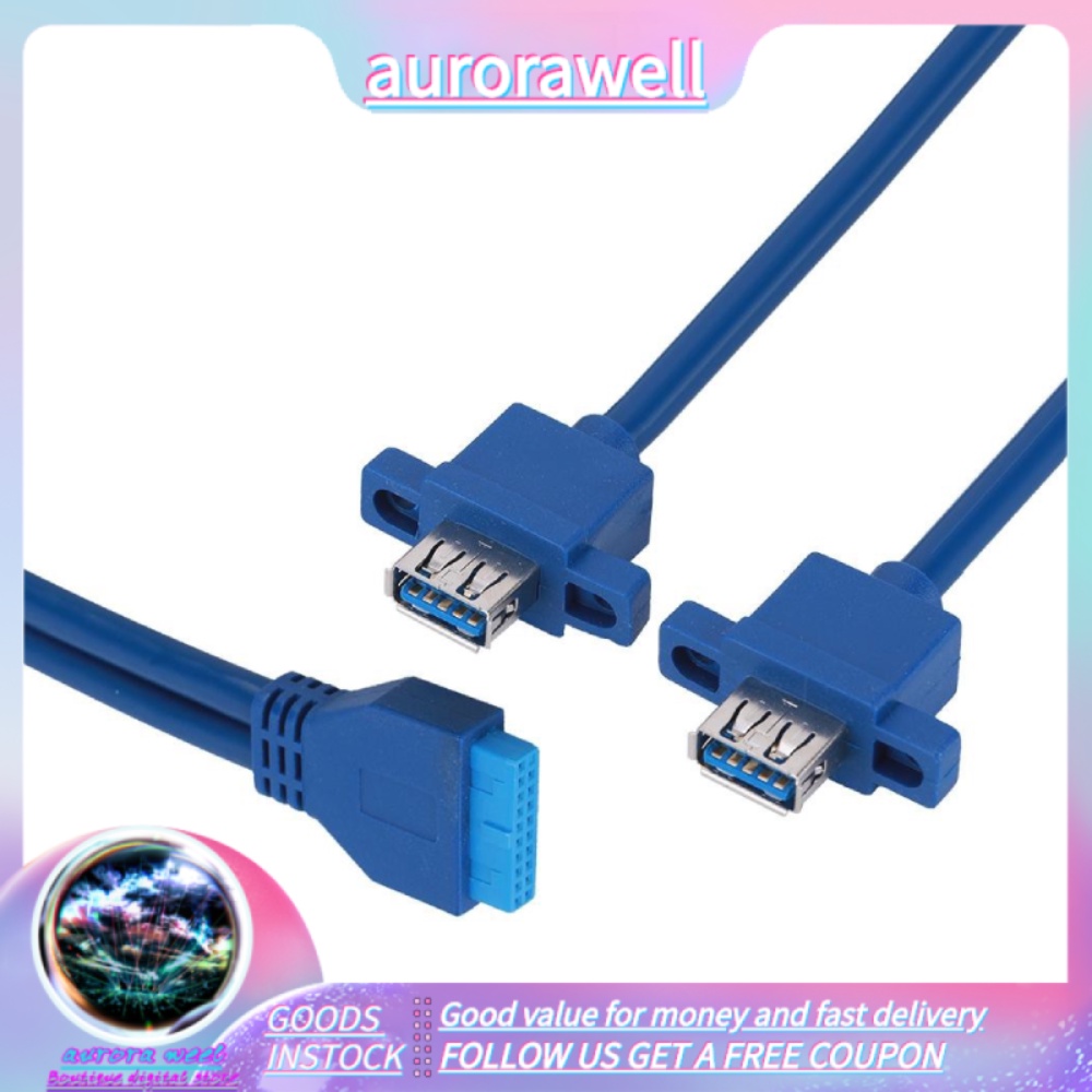 Dây Cáp Nối Dài Usb 3.0 0.3-0.8m 19 / 20 Pin Cho Bo Mạch Chủ | BigBuy360 - bigbuy360.vn