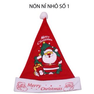 Mũ/ Nón Noel free size trẻ em nhười lớn vừa