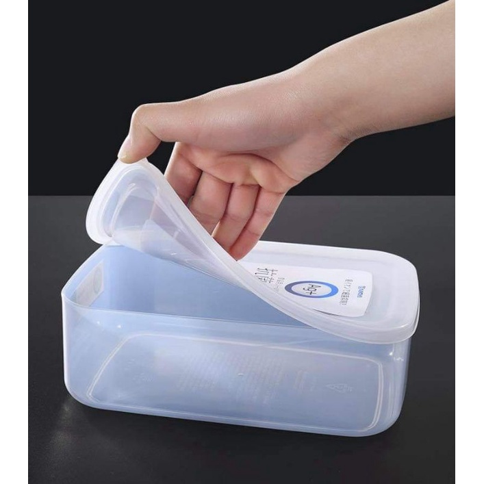 Hộp nhựa nắp dẻo, kháng khuẩn 900ml Nakaya