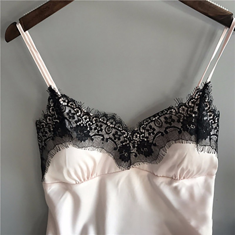 Bộ Đồ Ngủ Vải satin Kiểu Dáng Quyến Rũ Cho Nữ