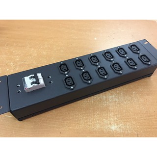 Thanh nguồn PDU 12 cổng chuẩn C13 có Aptomat 32A