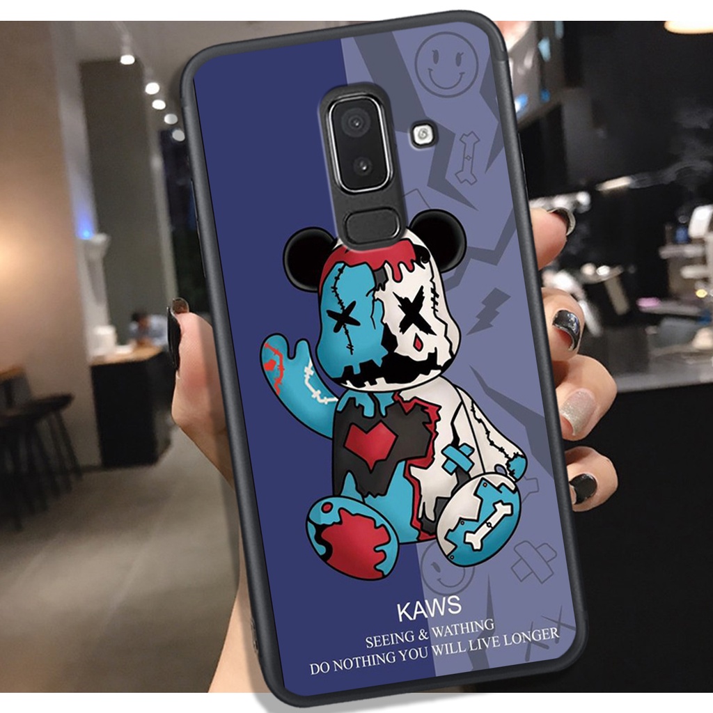 Ốp Lưng Samsung A6 Plus - Samsung A8 Plus - Samsung J6 Plus - Samsung J8 , In Hình BearBrick cực Đẹp.