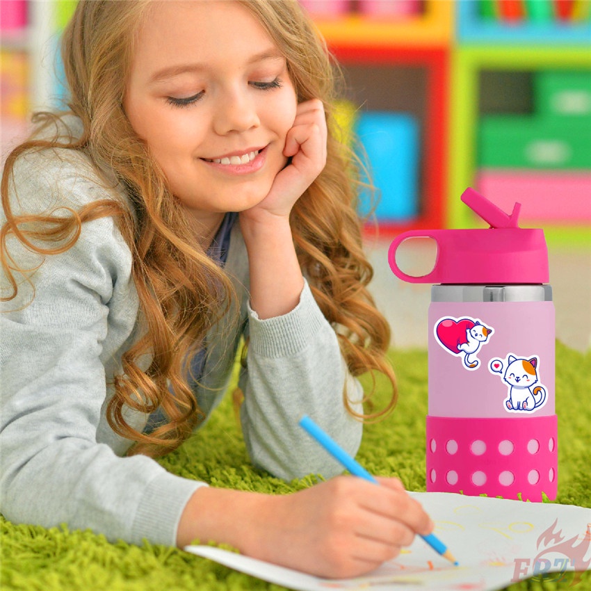 ❉ Nhãn Dán Mini Series 01 Hình Mèo Con Đáng Yêu ❉ Bộ 50 Sticker Họa Tiết Doodle Hợp Thời Trang