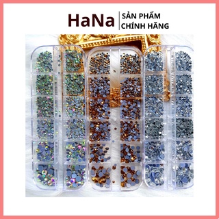 Đá khay chân keo mix màu mix size 3 màu hót