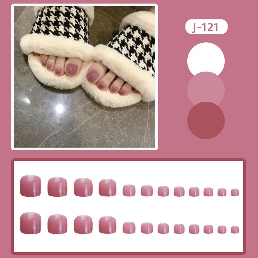 Bộ 24 Móng Chân Giả Cho Nữ