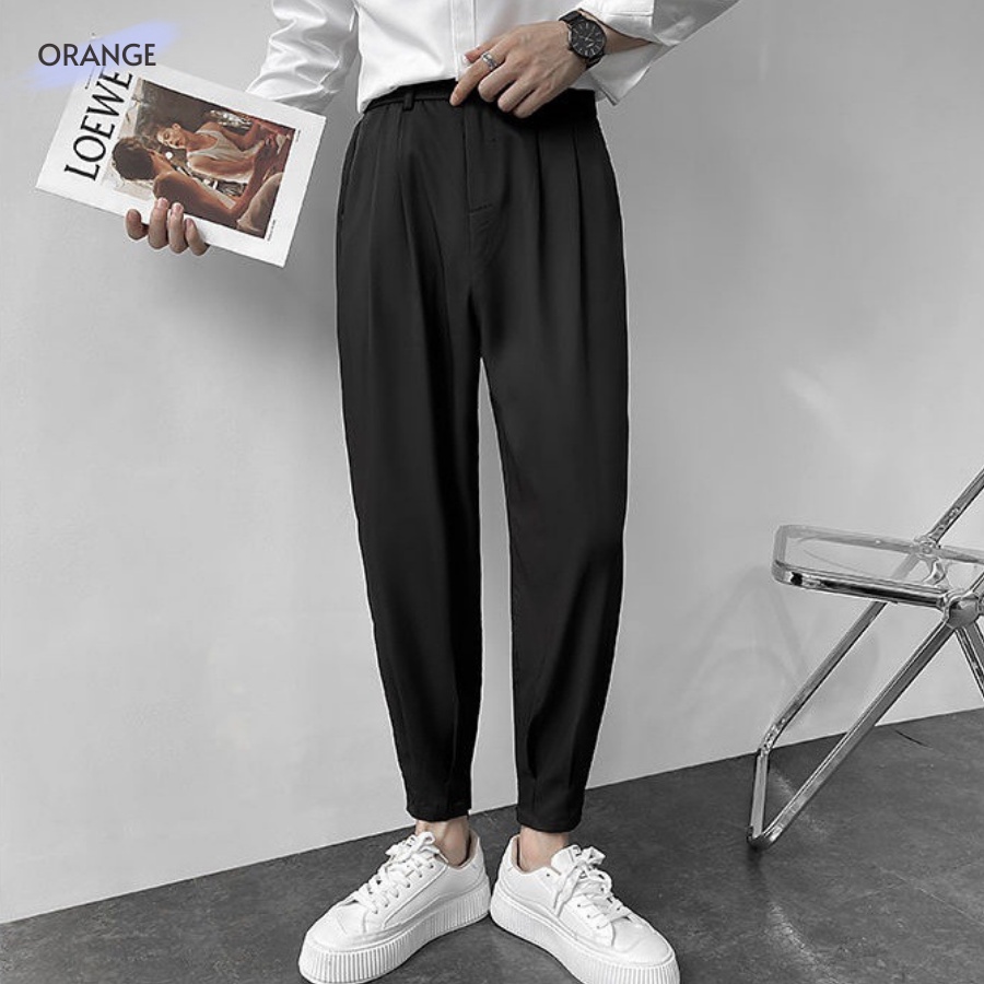 Quần Âu Nam Ống Rộng Vải Hàn cao cấp, Quần Tây Jogger Phong Cách Mới Lên Dáng Cực Đẹp, Dễ mặc, Dễ phối đồ, thoáng mát