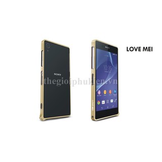 ( Xả Hàng ) Ốp viền kim loại Sony Xperia Z2 L50 chính hãng Love Mei