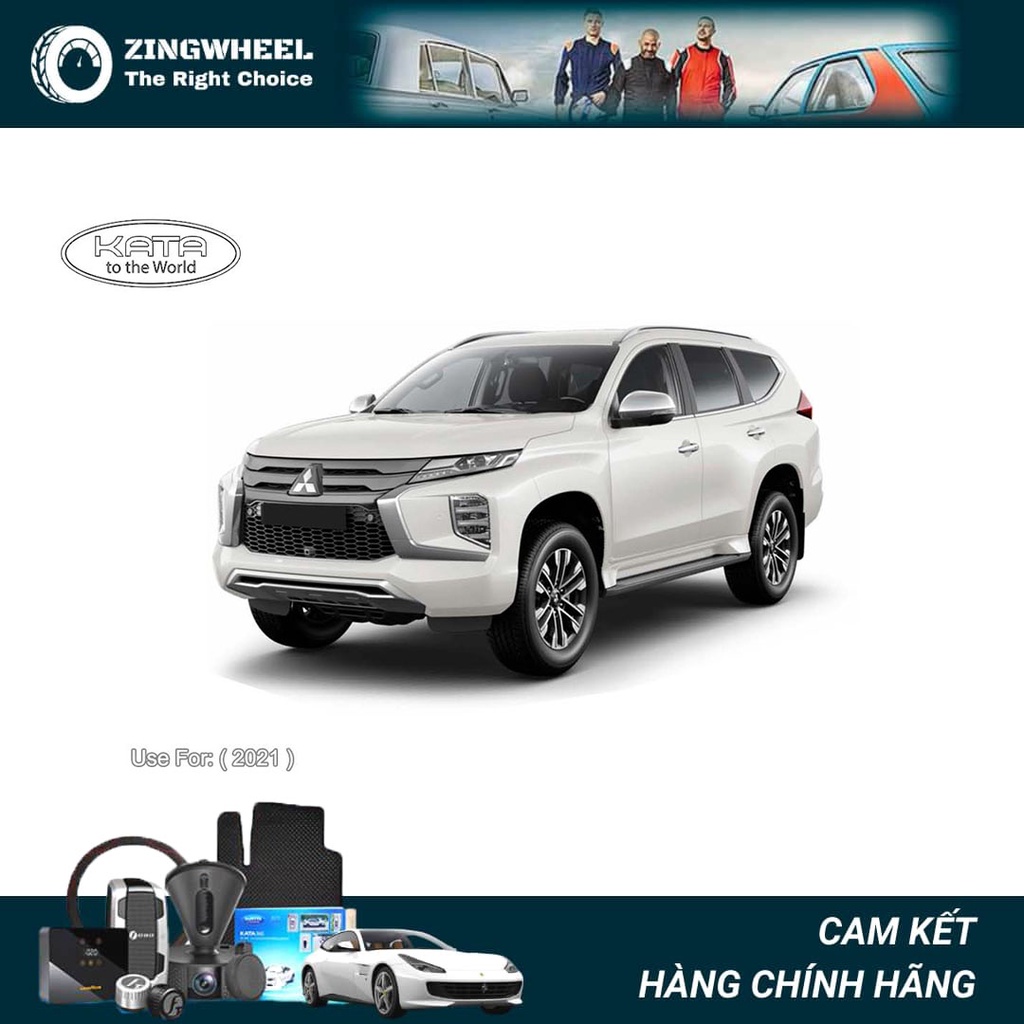 Thảm lót sàn ô tô KATA cao cấp cho xe Mitsubishi Pajero Sport