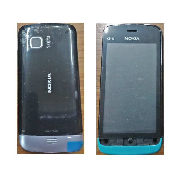 Vỏ điện thoại Nokia C5-03 ( có sườn - không phím )