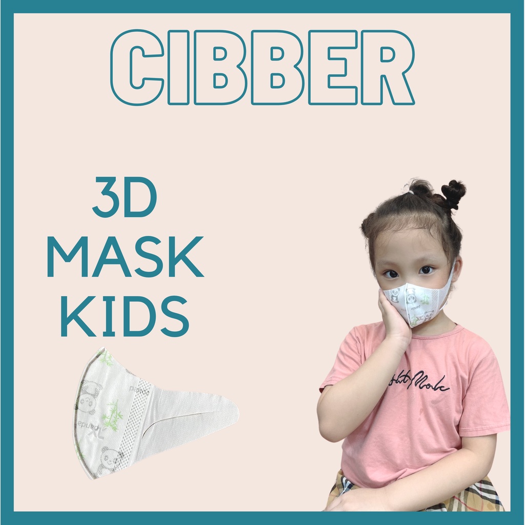 Khẩu Trang Cho Bé 3D Mask Kids XUÂN LAI, (Hộp 10 Chiếc), Kháng Khuẩn, Chống Bụi Mịn