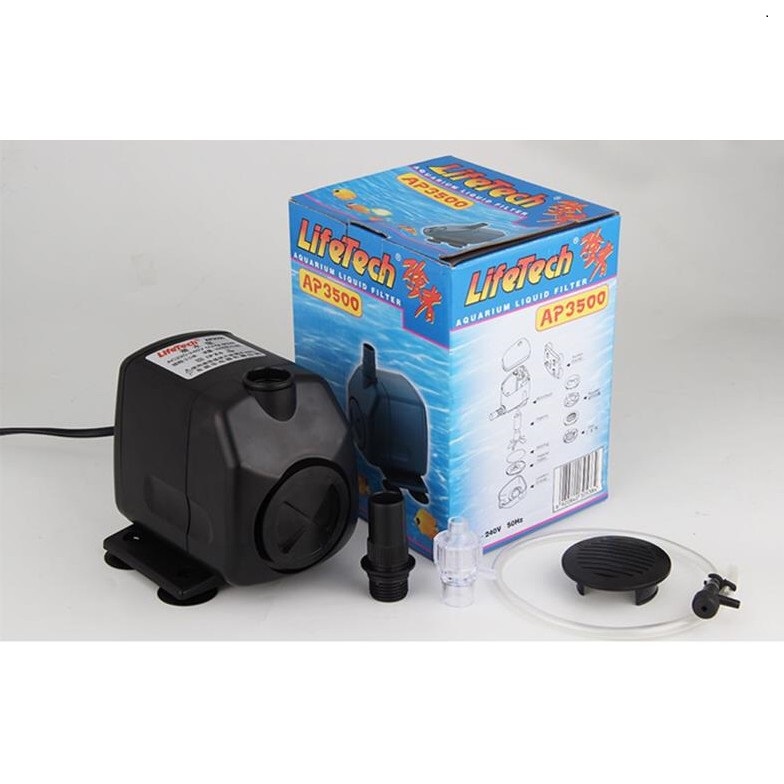 Máy Bơm Nước Lifetech AP3500 (60W-3000L/H-3M) - Bơm lọc hồ cá, bơm thuỷ canh, hòn non bộ