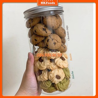 Hộp Nhựa Nắp Nhôm Đựng Cookies 250ml-500ml-750ml-1000ml