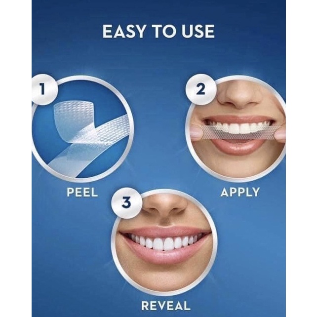 Dán trắng răng 3D Crest Whitening Professional Effects