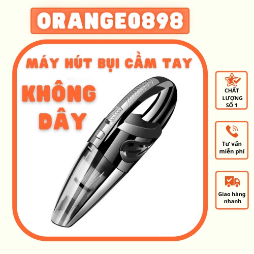 Máy hút bụi cầm tay mini không dây hút bụi ô tô cao cấp Adapter hút bụi đen R6053