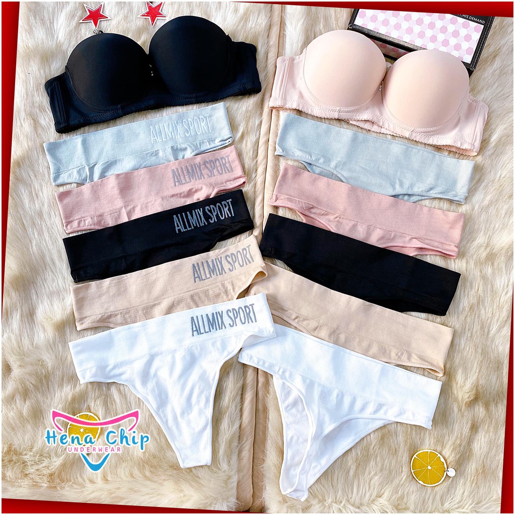 Quần Lót Lọt Khe Allmix Sport Bản - Cạp Cao
