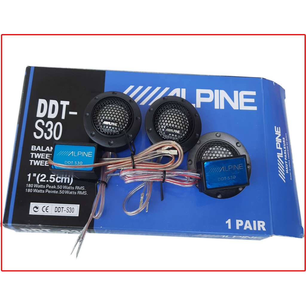 🎉🎉 Loa Treble ALPINE DDT-S30 cao cấp công suất 180Watts độ âm thanh cho xế yêu cực chất.