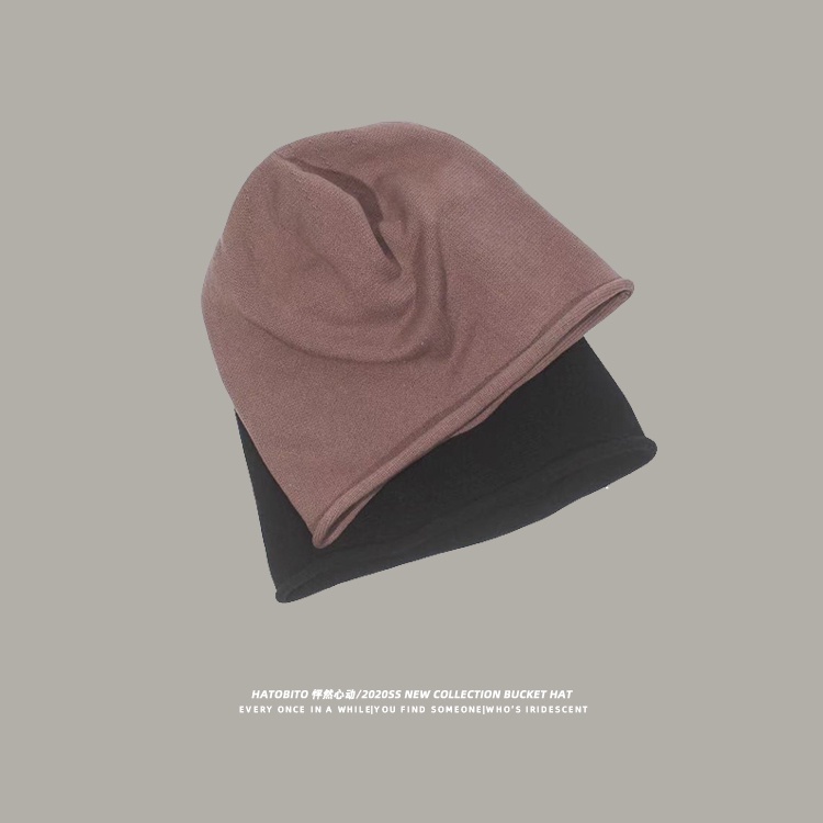 Mũ Len Dệt Kim Mỏng Dáng Rộng Phong Cách Thời Trang Thu Đông Hàn Quốc Cho Nam Giới