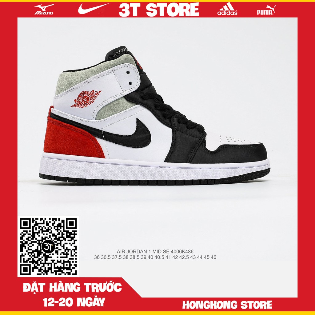 GIÀY SNEAKER MÃ SẢN PHẨM_NIKE AIR JORDAN 1 MID SE NHIỀU MÀU PHONG CÁCH FULLBOX + FREESHIP KHI MUA 2 SẢN PHẨM