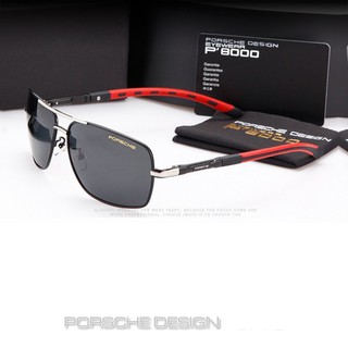 Mắt kính PORSCHE cao cấp gọng đỏ. (SP373)