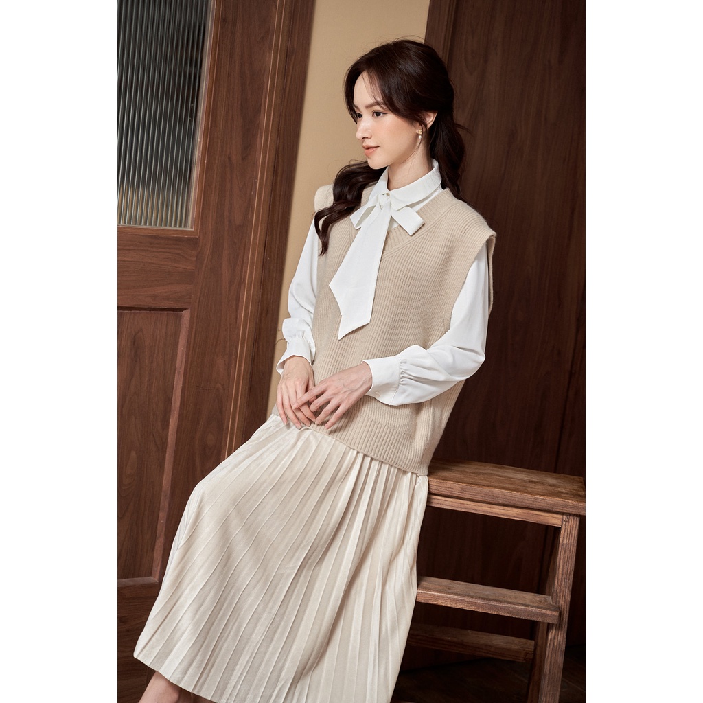 Gile len gân cổ V viền gân TIINSTORE G21102