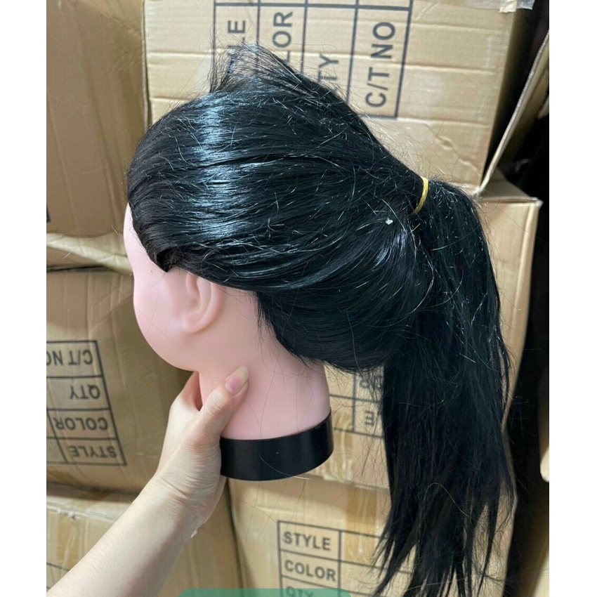 Đầu Manocanh Tóc Giả Học Cắt - Đầu Ken Học Cắt [ Màu Ngẫu Nhiên ]