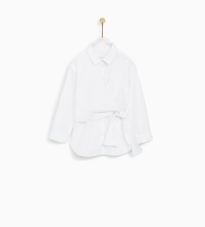 [order]Sơ mi buộc vạt ngang eo