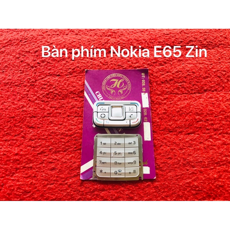 Bàn phím Nokia E65 Zin