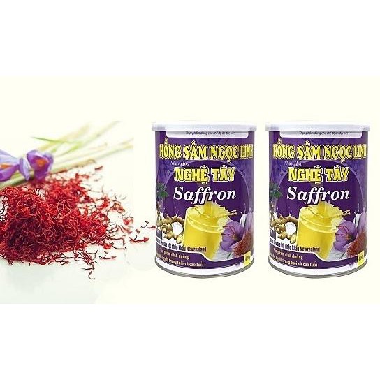 Giá sốc hồng sâm ngọc linh nhụy hoa nghệ tây saffron 400gr - tặng gói kẹo sâm  hàn quốc