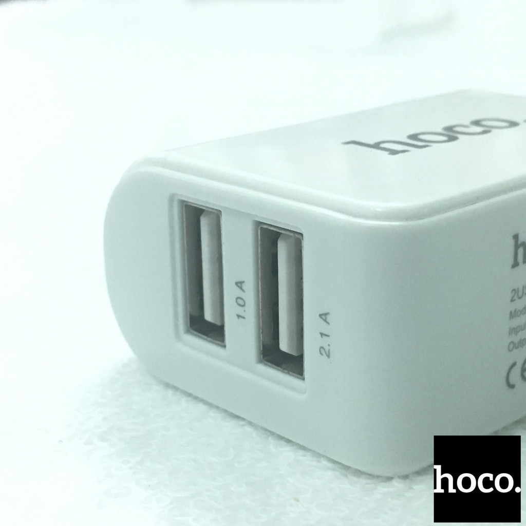 Cốc sạc hoco UH204 2 cổng
