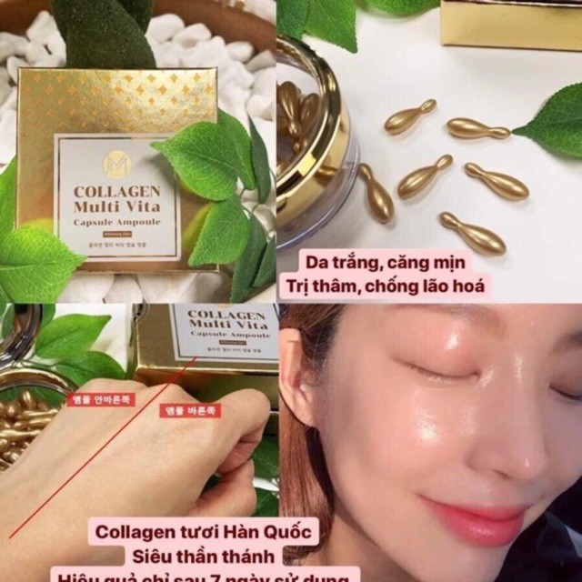 VIÊN COLLAGEN TƯƠI - AMMUD MULTI VITA AMPOULE HÀN