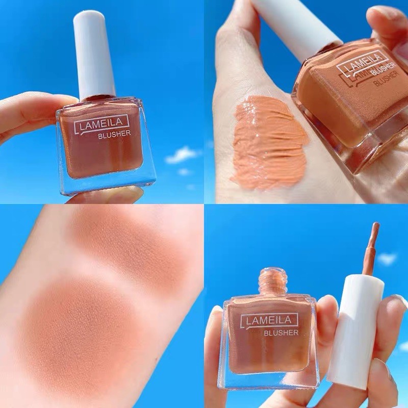 Má Hồng Dạng Lỏng LAMEILA Chai Sơn Móng Tay Tiện Lợi Màu Kem Má Hồng Có Thể Dùng Làm Màu Mắt Căng Bóng Tự Nhiên | BigBuy360 - bigbuy360.vn