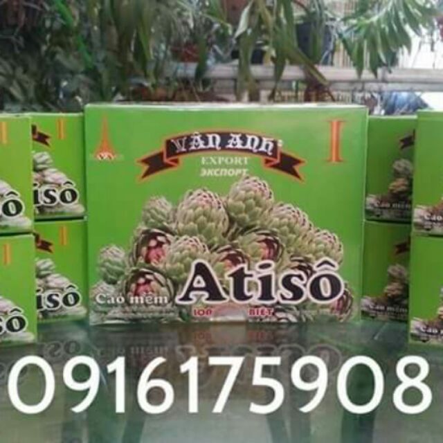 Hộp 1kg. Cao Atiso Vân Anh Đà Lạt (cao lá)