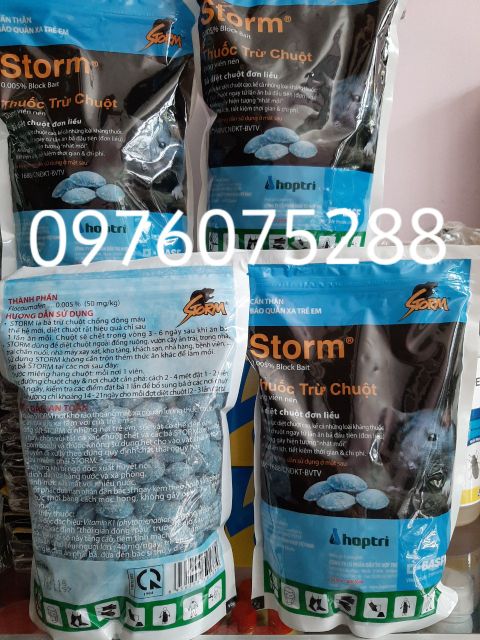 Thuốc diệt chuột Storm 1kg [chính hãng]